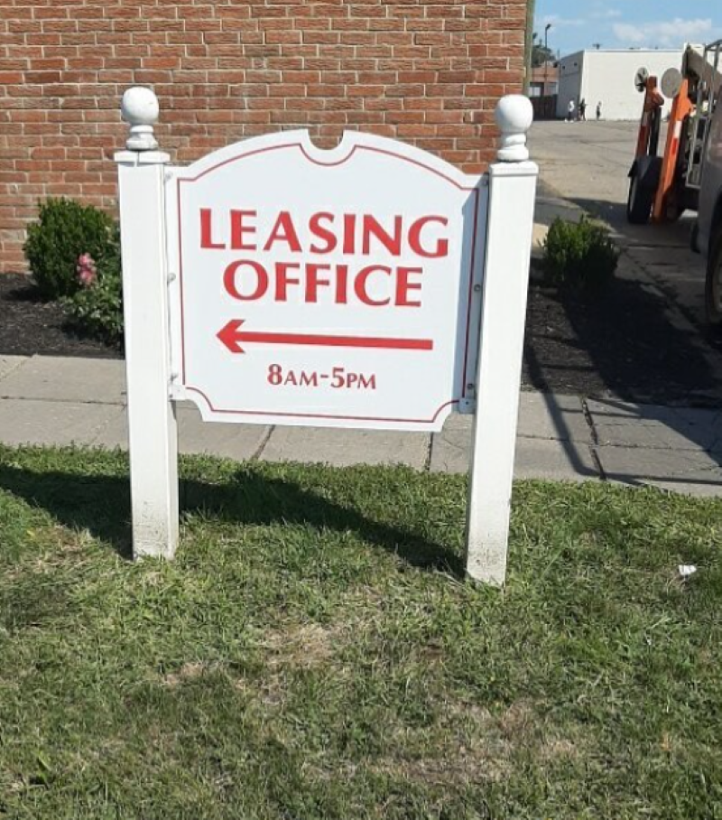 Leasing Office Signs